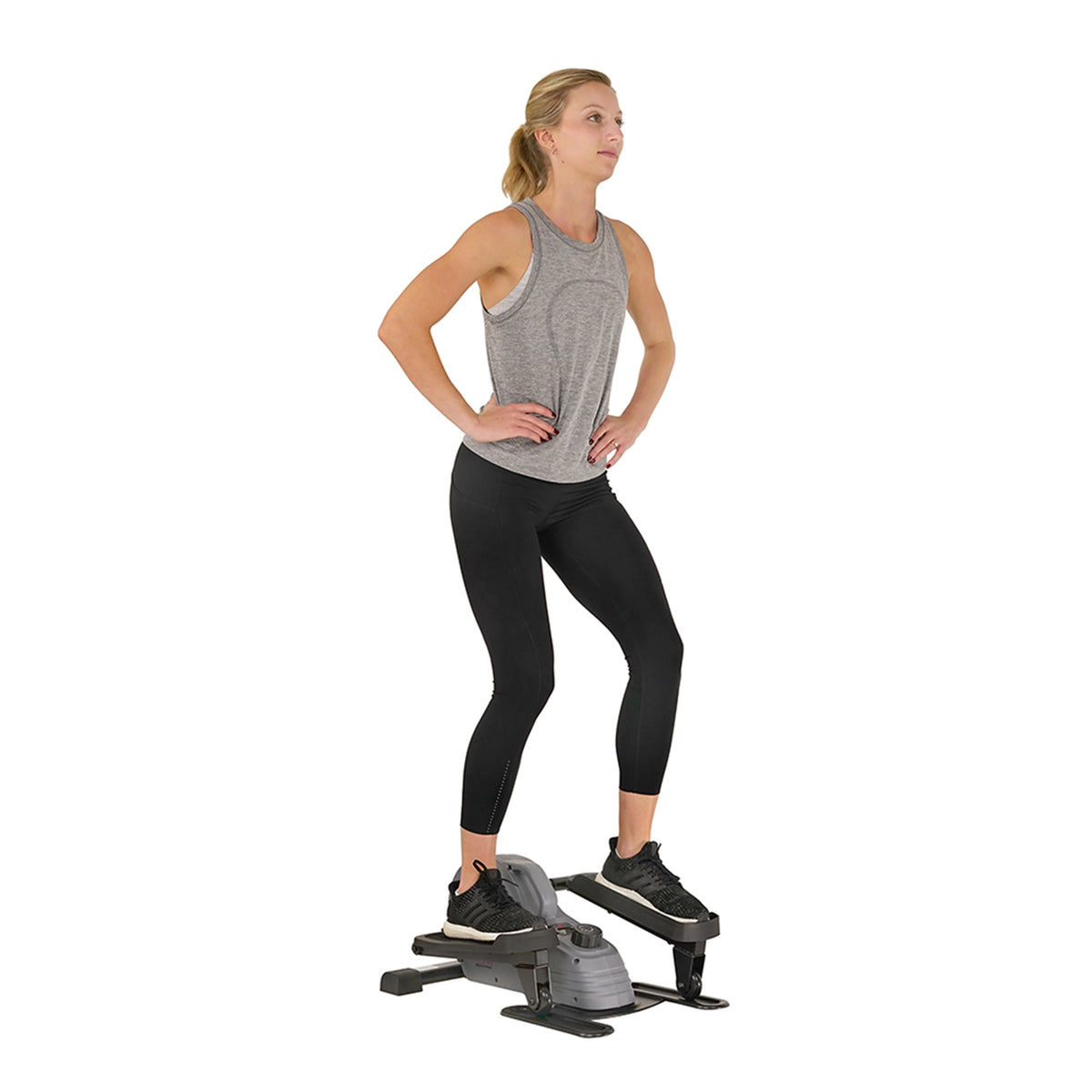 Compact Magnetic Standing Elliptical Machine with Handlebars B70780